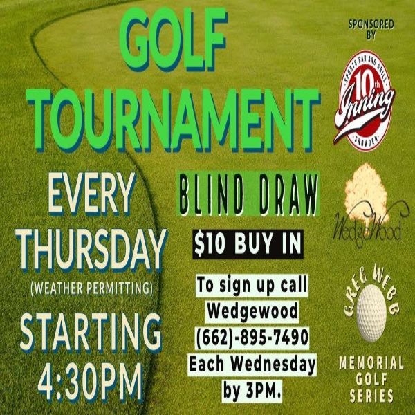 Greg Webb Memorial Golf Series Tournament