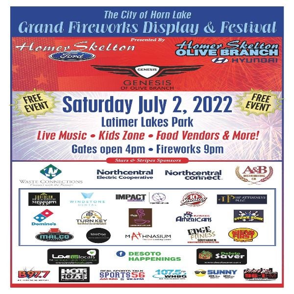 Grand Fireworks Display & Festival Visit DeSoto County