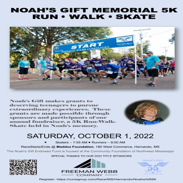 Noah's Gift Memorial 5K