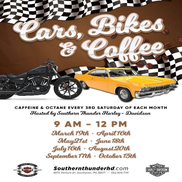 Cars, Bikes & Coffee Visit DeSoto County