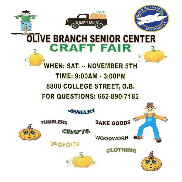 Olive Branch Senior Center Craft Fair