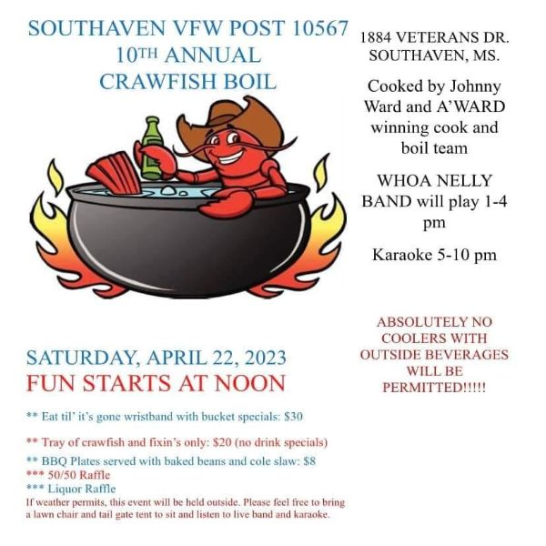 10th Annual Crawfish Boil Visit DeSoto County