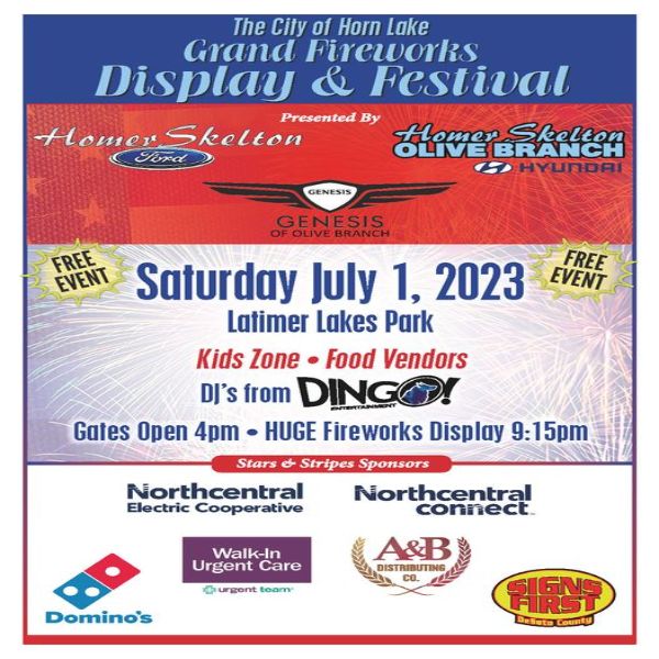 Grand Fireworks Display & Festival Visit DeSoto County