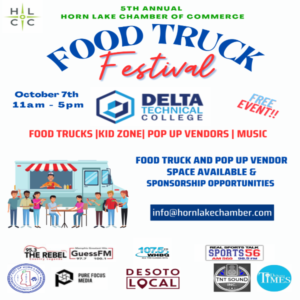 5th Annual Horn Lake Food Truck Festival Visit DeSoto County