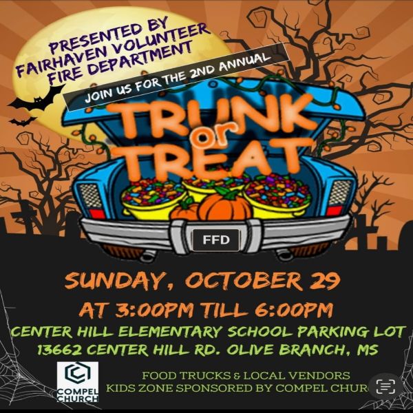 2nd Annual Trunk or Treat Visit DeSoto County