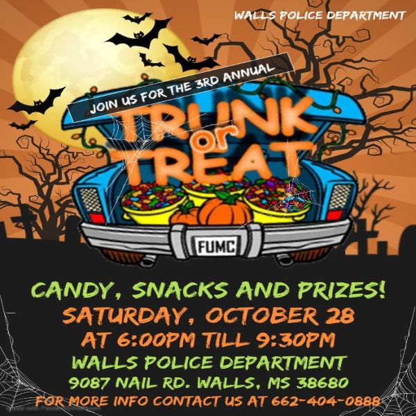 3rd Annual Trunk or Treat 