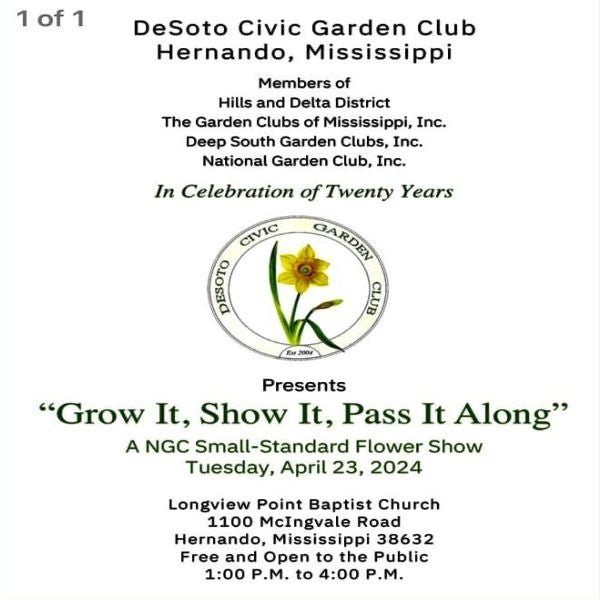 Grow It, Show It, Pass It Along