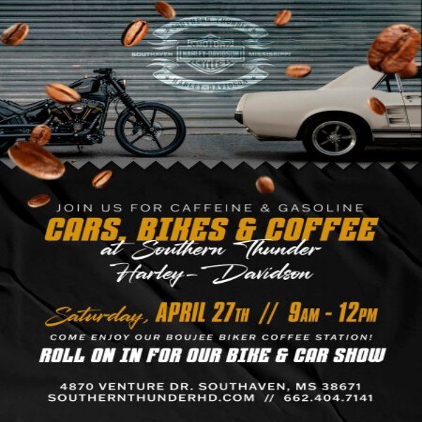 Caffeine & Gasoline "Cars, Bikes & Coffee"