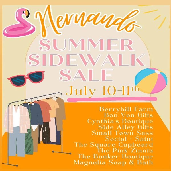 Hernando Summer Sidewalk Sale