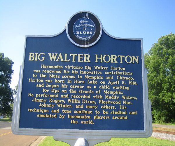 Big Walter Horton Mississippi Blues Trail Marker