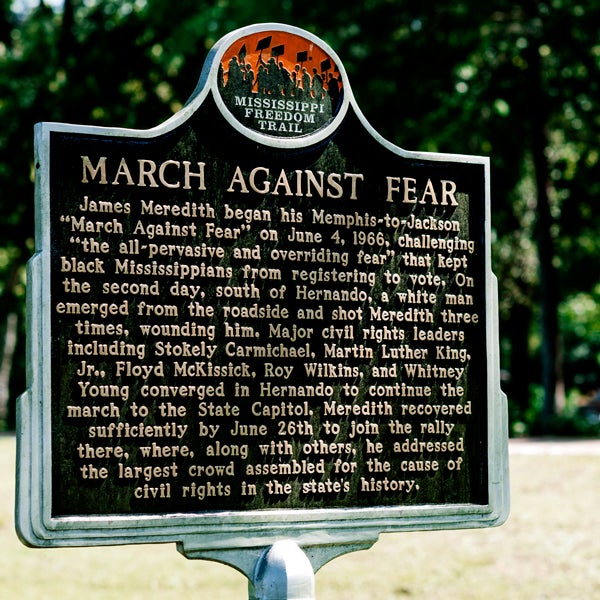 James Meredith Freedom Trail Marker